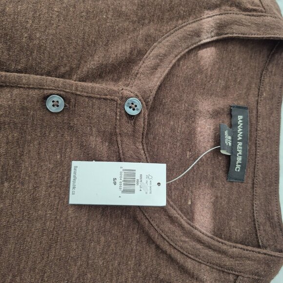 Henley Banana Republic NEW Short Sleeve - Picture 3 of 3